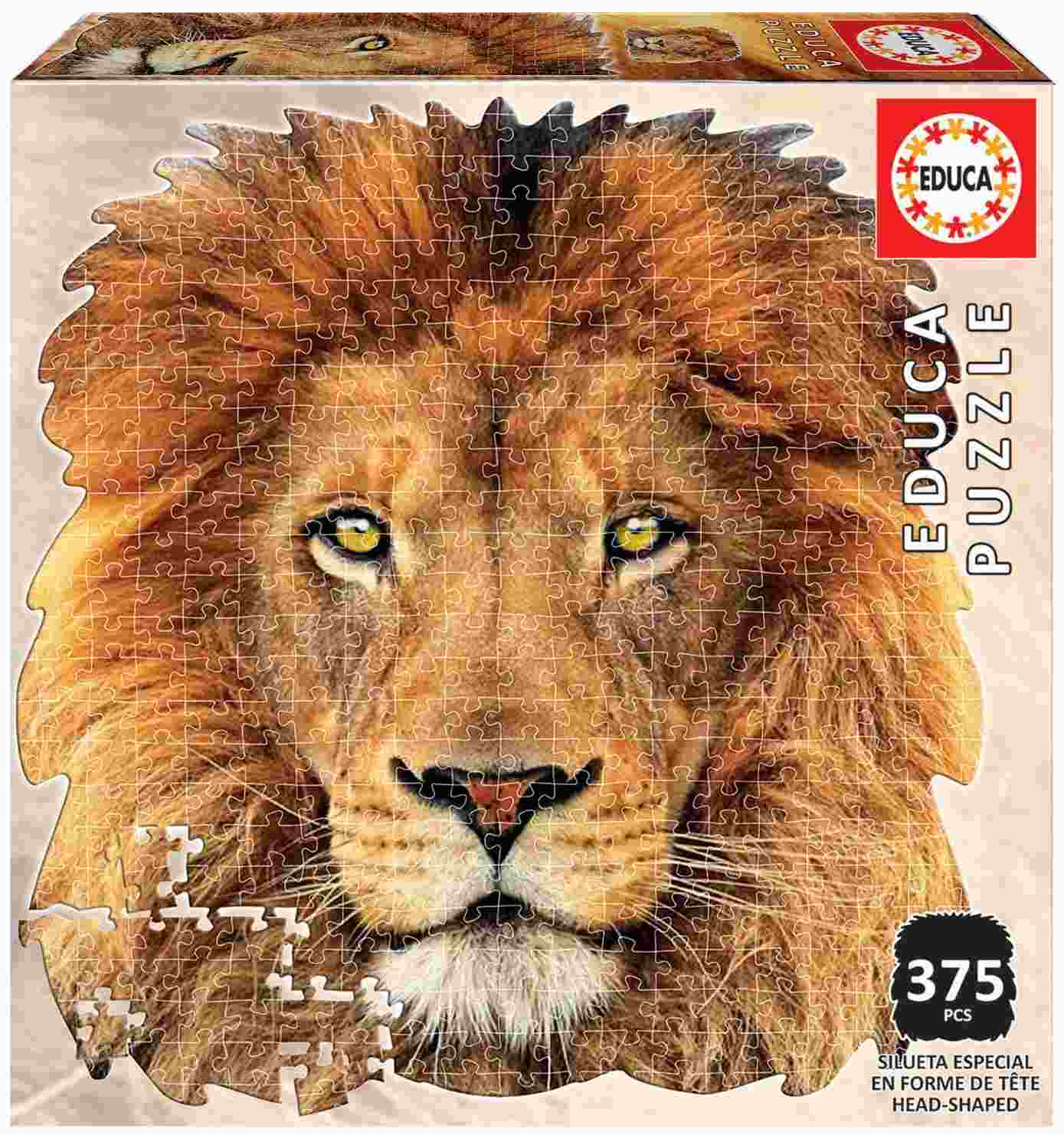Puzzle 375 piezas<br>Educa León